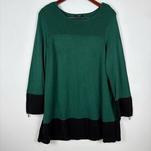 Alfani‎ Tunic Zippered Detail Sweater